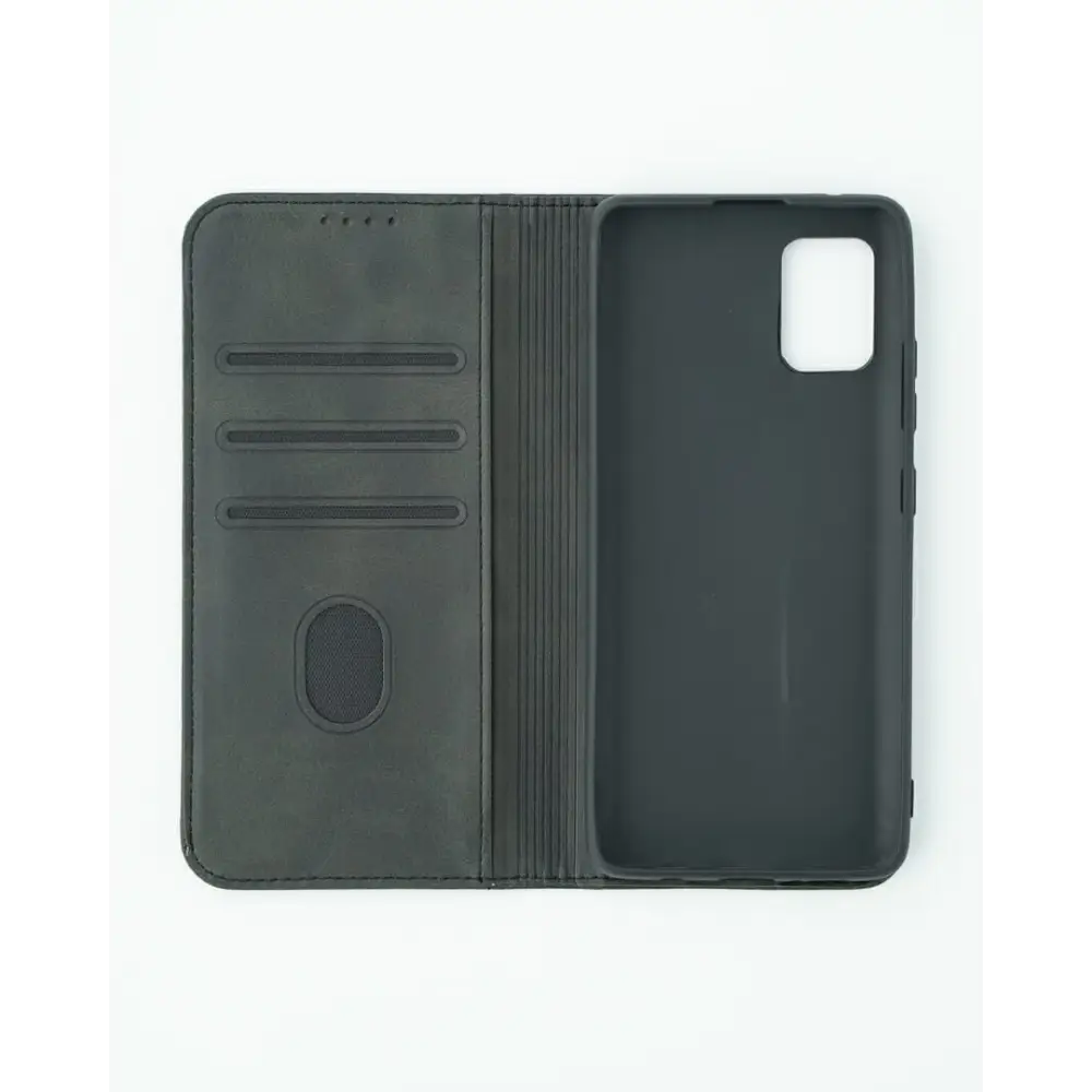 Samsung Galaxy A51 (5G) Unitec Lompakko Suojakotelo Musta