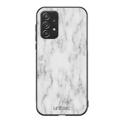 Samsung Galaxy A52 4G marmori suojakuoret - White Marble - Ei