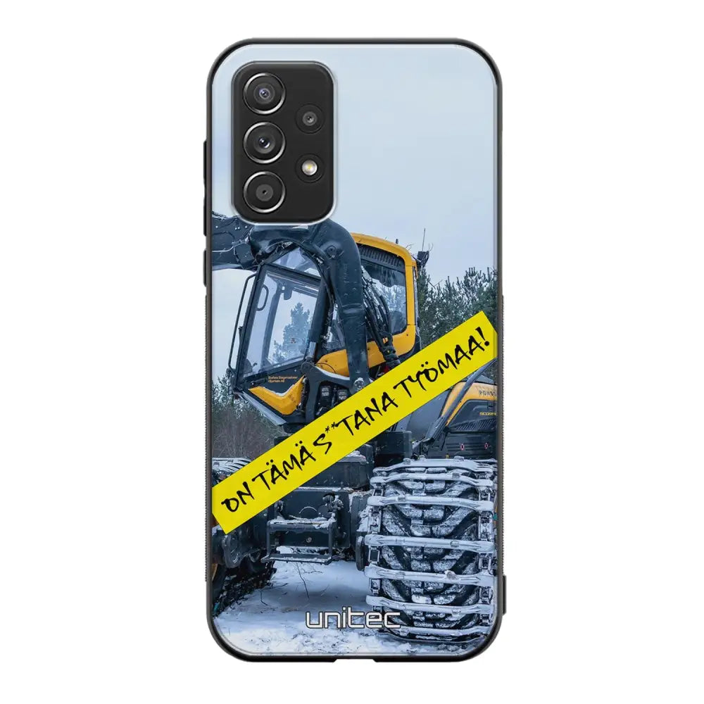Samsung Galaxy A52 4G meemi suojakuoret - Työmaa - Ei
