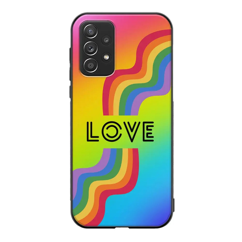 Samsung Galaxy A52s pride suojakuoret - Love - Ei