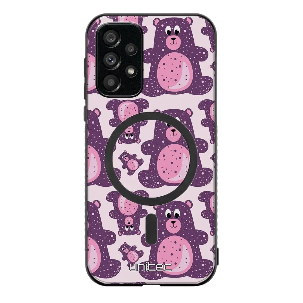Samsung Galaxy A53 suojakuoret - Purple Teddy Bear