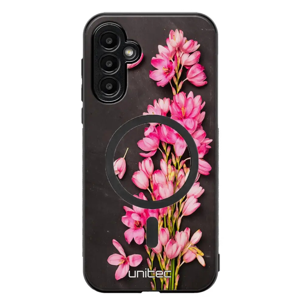 Samsung Galaxy A54 kukka suojakuoret - Pink Flowers