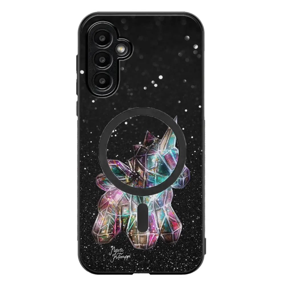 Samsung Galaxy A54 unicorn suojakuoret - Valkoinen - Noora Kämppi