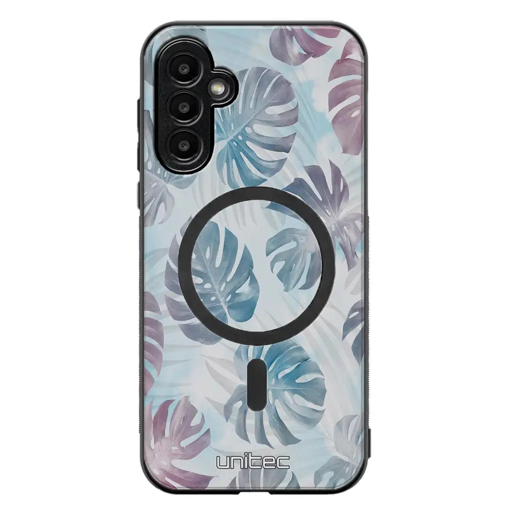 Samsung Galaxy A55 kukka suojakuoret - Monstera Texture