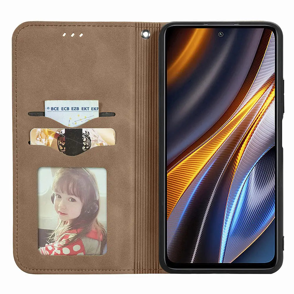 Samsung Galaxy A70 Lompakko Suojakotelo Ruskea