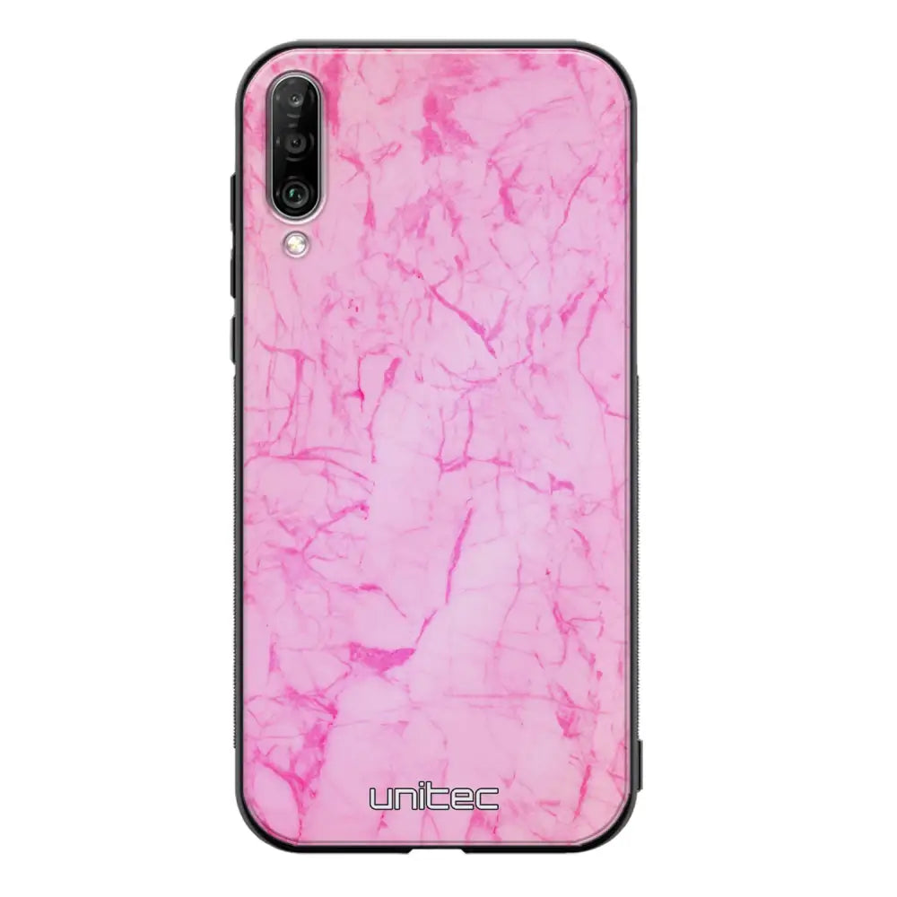 Samsung Galaxy A70 marmori suojakuoret - Light Pink Marble - Ei