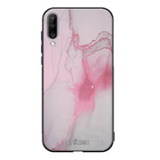 Samsung Galaxy A70 marmori suojakuoret - Pink Pok Rie - Ei