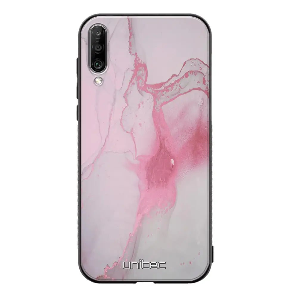 Samsung Galaxy A70 marmori suojakuoret - Pink Pok Rie - Ei