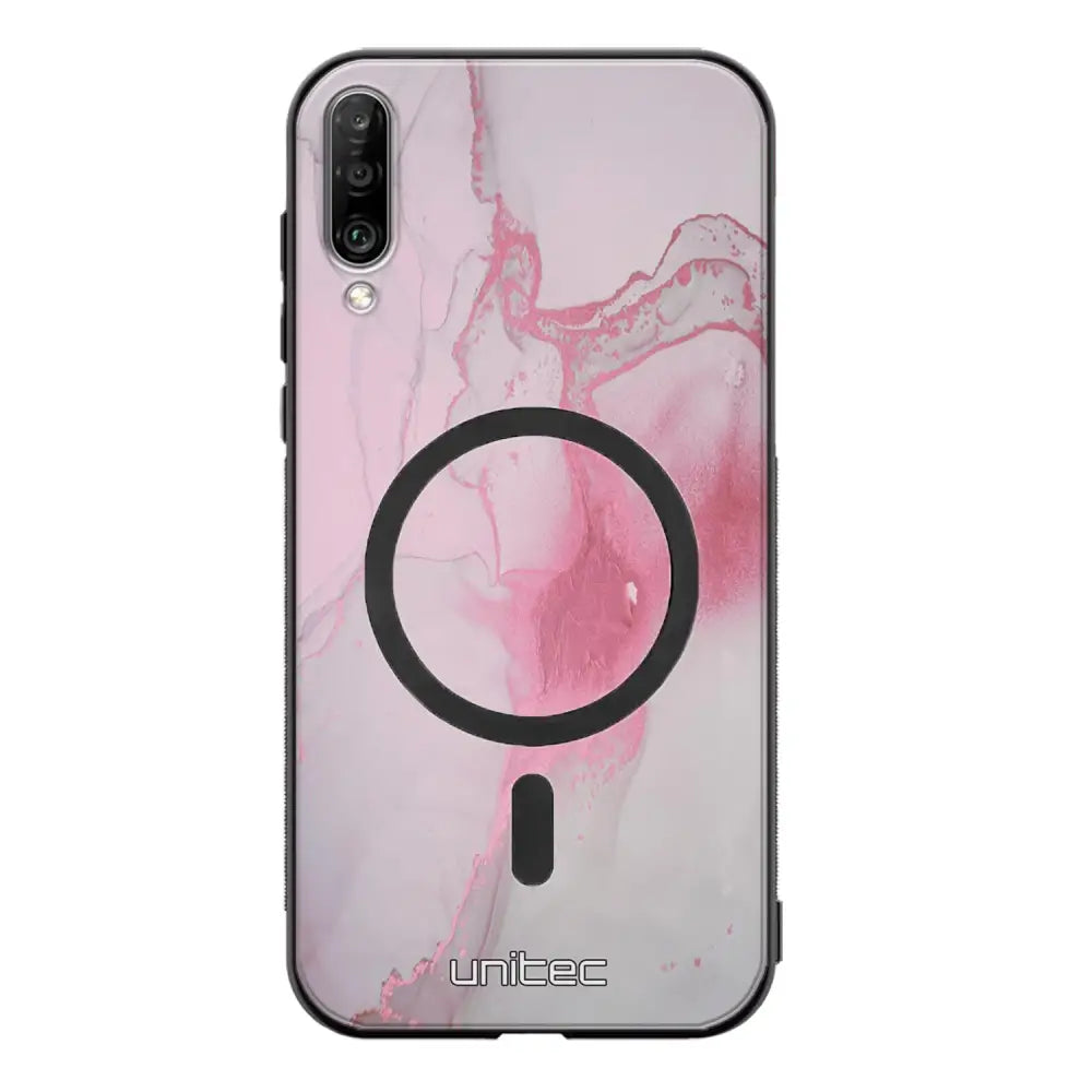Samsung Galaxy A70 marmori suojakuoret - Pink Pok Rie
