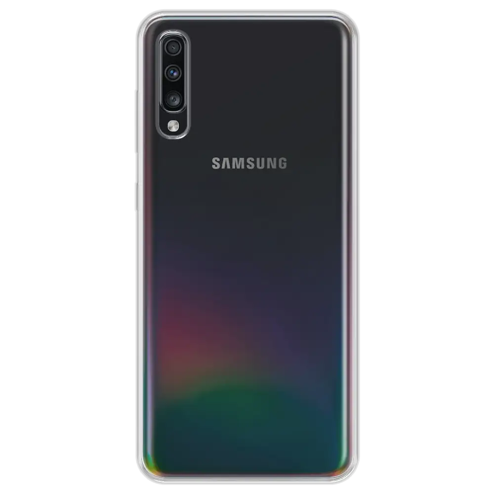 Samsung Galaxy A70 Silikonikuori - Läpinäkyvä