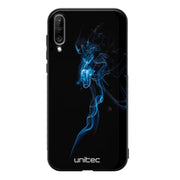 Samsung Galaxy A70 suojakuoret - Blue Smoke On Black - Ei