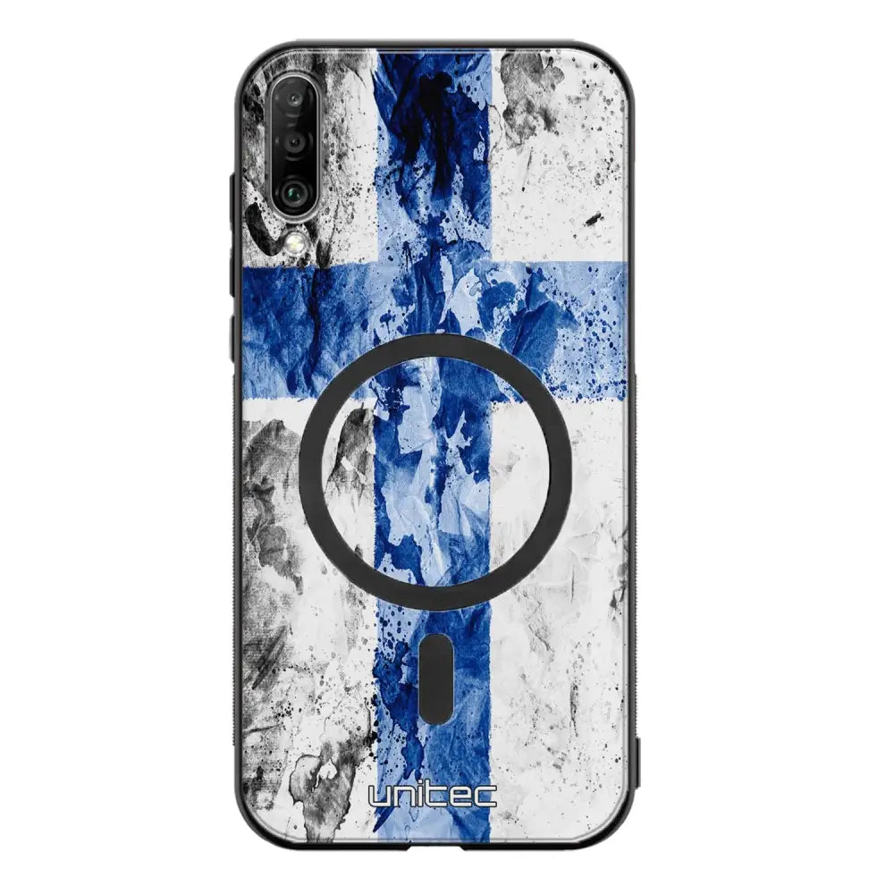 Samsung Galaxy A70 suojakuoret - Painted Finnish Flag