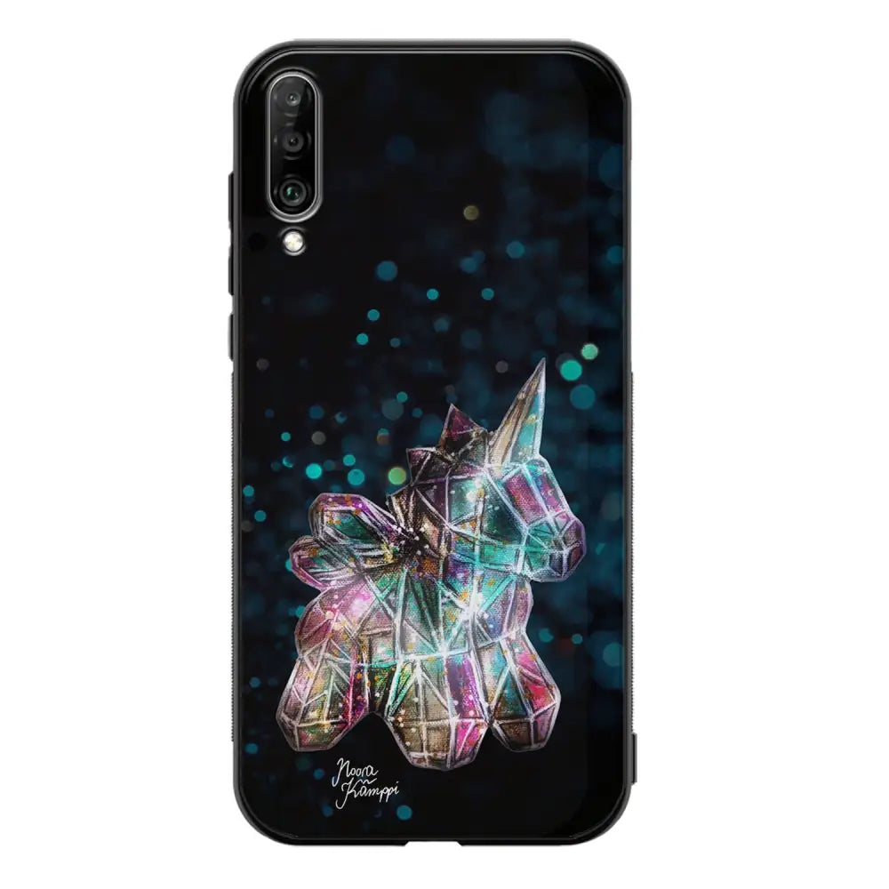 Samsung Galaxy A70 unicorn suojakuoret - Sininen - Noora Kämppi - Ei