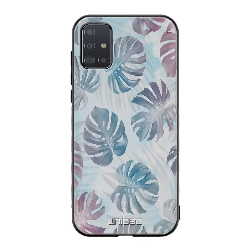 Samsung Galaxy A71 kukka suojakuoret - Monstera Texture - Ei