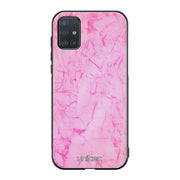 Samsung Galaxy A71 marmori suojakuoret - Light Pink Marble - Ei