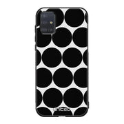 Samsung Galaxy A71 pallo suojakuoret - Musta Pallo - Ei