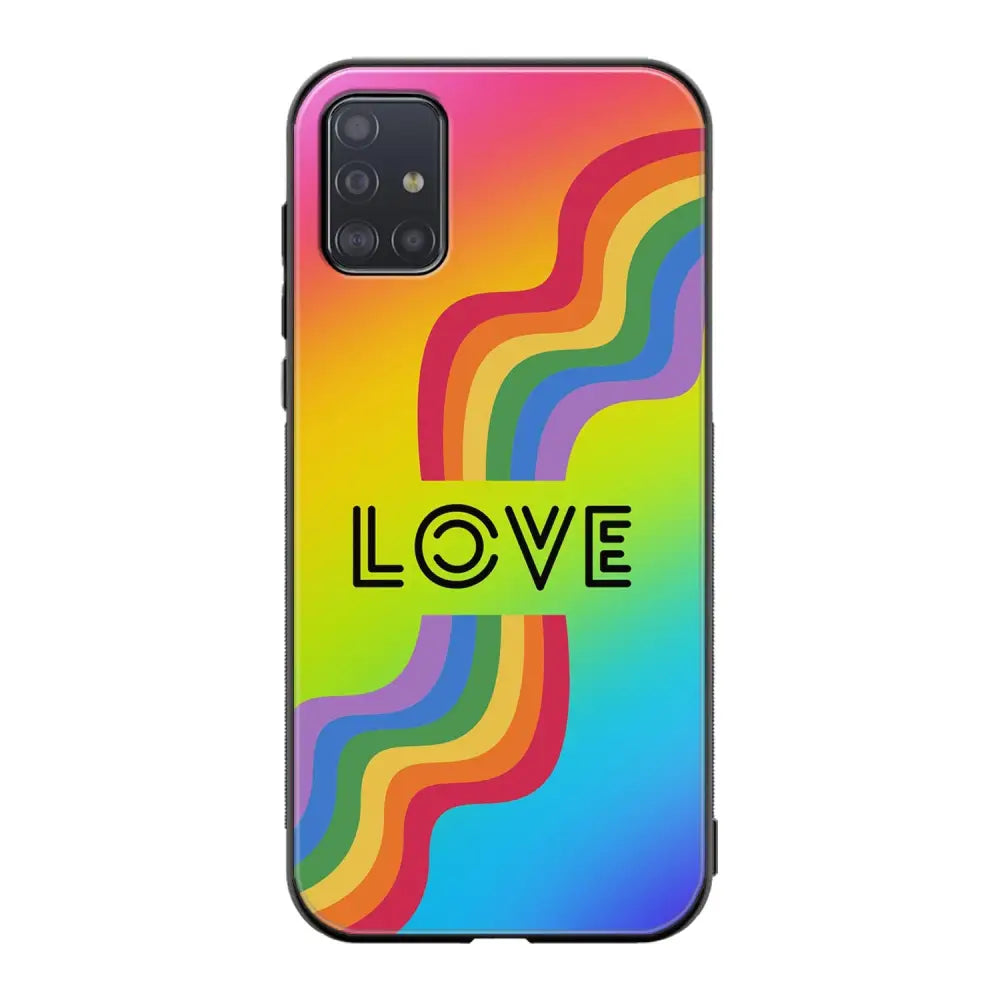 Samsung Galaxy A71 pride suojakuoret - Love - Ei