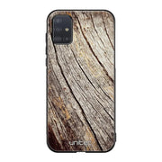 Samsung Galaxy A71 suojakuoret - Wooden Stump - Ei