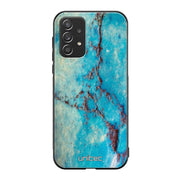 Samsung Galaxy A72 marmori suojakuoret - Turquoise Marble - Ei