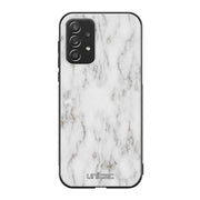 Samsung Galaxy A72 marmori suojakuoret - White Marble - Ei