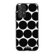 Samsung Galaxy A72 pallo suojakuoret - Musta Pallo - Ei