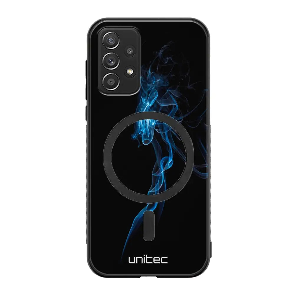 Samsung Galaxy A72 suojakuoret - Blue Smoke On Black