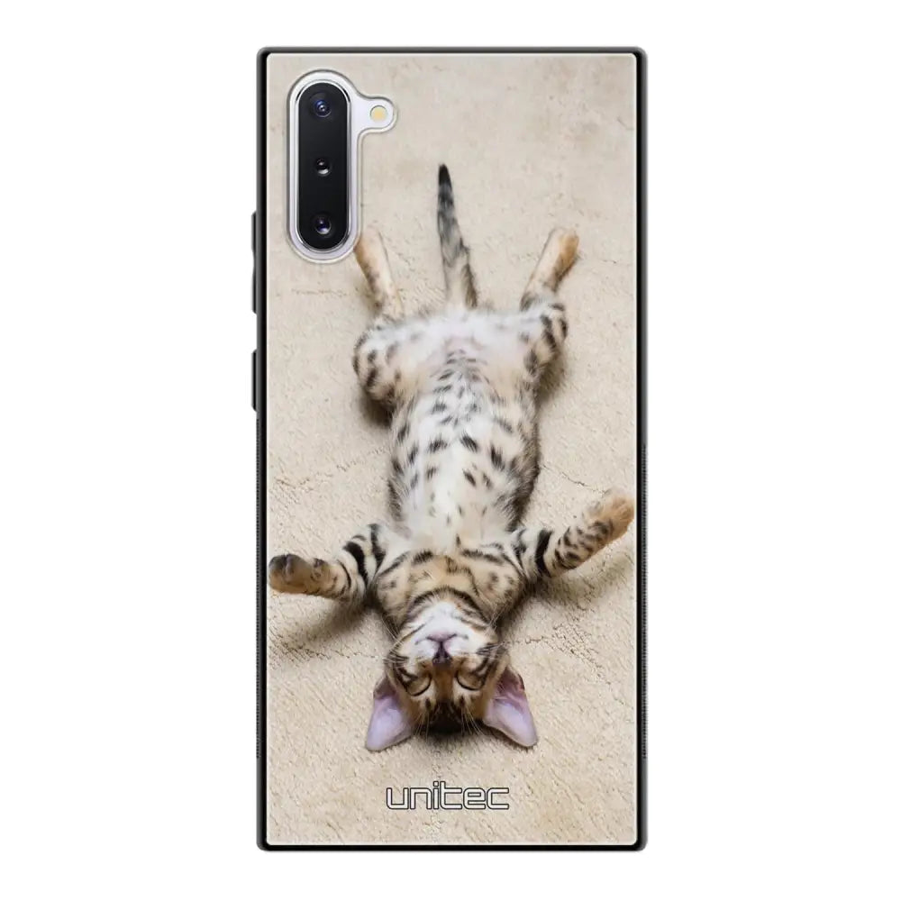 Samsung Galaxy Note 10 kissa suojakuoret - Relaxing Cat - Ei