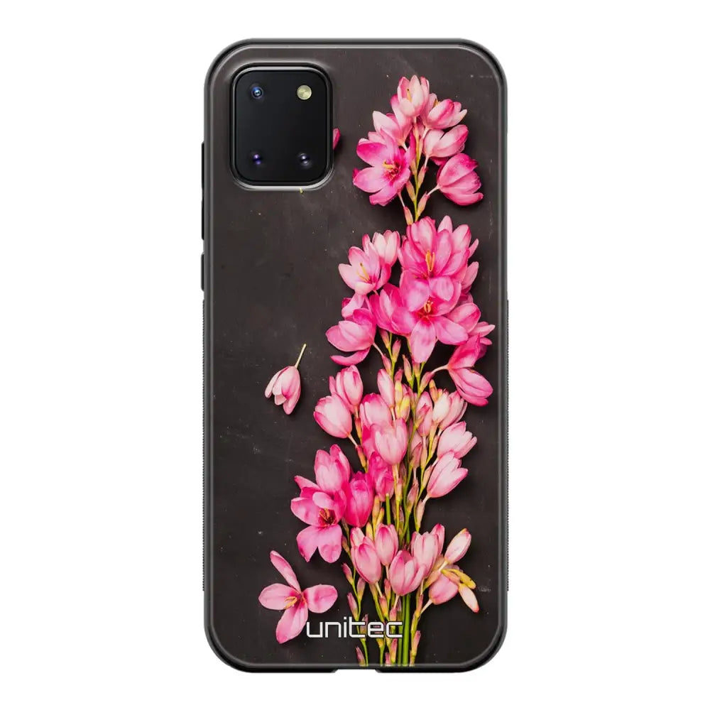 Samsung Galaxy Note 10 Lite kukka suojakuoret - Pink Flowers - Ei