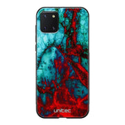 Samsung Galaxy Note 10 Lite marmori suojakuoret - Blue Red Marble - Ei