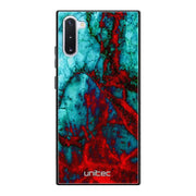 Samsung Galaxy Note 10 marmori suojakuoret - Blue Red Marble - Ei