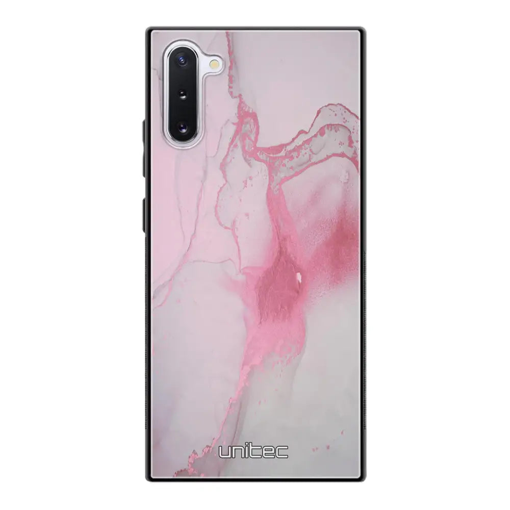 Samsung Galaxy Note 10 marmori suojakuoret - Pink Pok Rie - Ei
