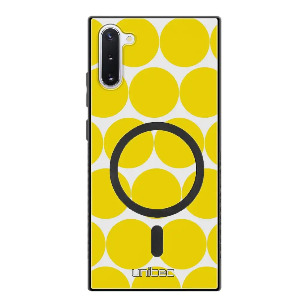 Samsung Galaxy Note 10 pallo suojakuoret - Keltainen Pallo