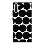 Samsung Galaxy Note 10 pallo suojakuoret - Musta Pallo - Ei