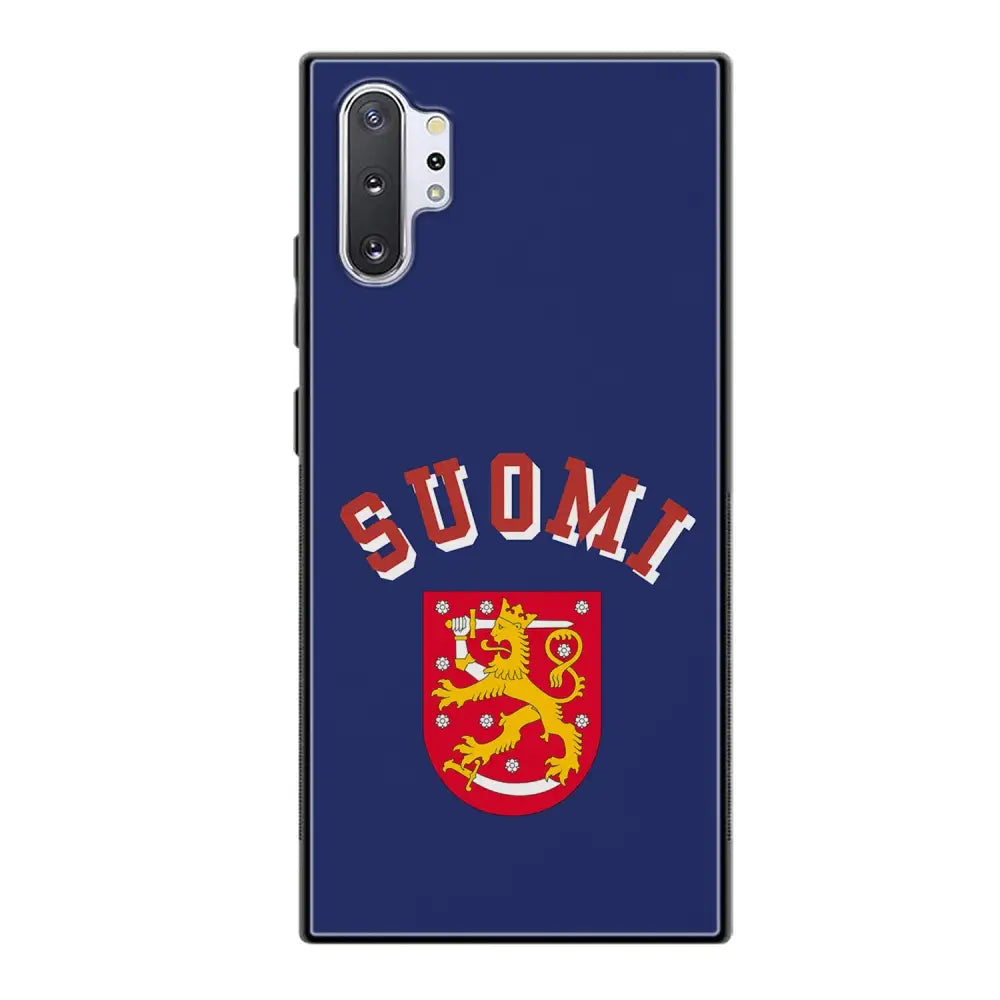 Samsung Galaxy Note 10 Plus jääkiekko suojakuoret - Leijonat Suomi - Ei