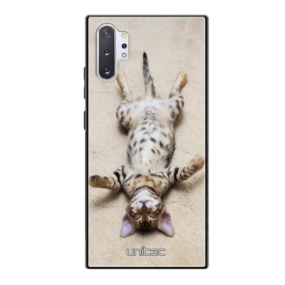 Samsung Galaxy Note 10 Plus kissa suojakuoret - Relaxing Cat - Ei