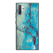 Samsung Galaxy Note 10 Plus marmori suojakuoret - Turquoise Marble - Ei