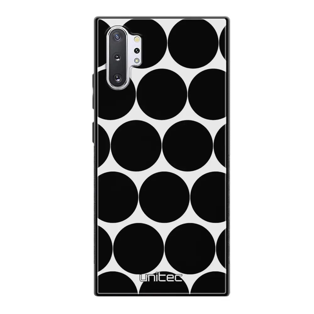 Samsung Galaxy Note 10 Plus pallo suojakuoret - Musta Pallo - Ei