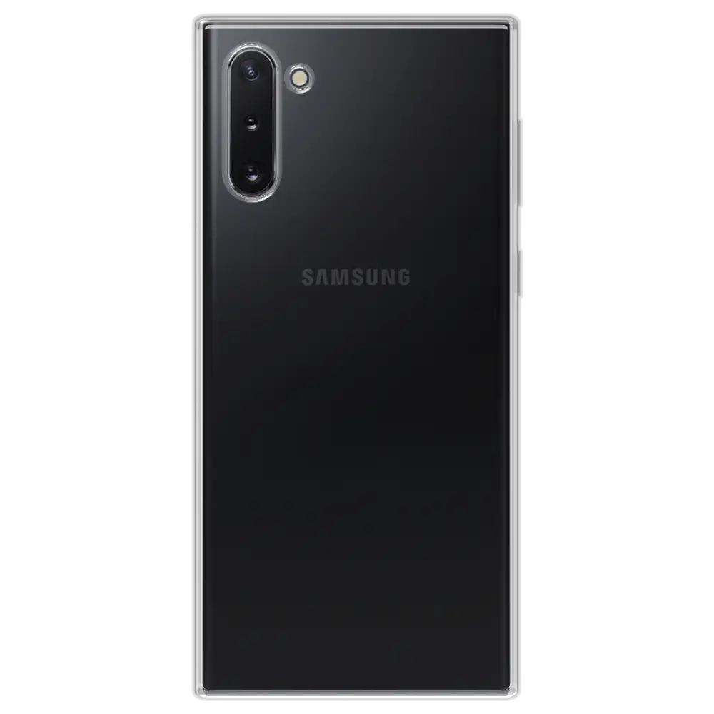 Samsung Galaxy Note 10 Silikonikuori - Läpinäkyvä