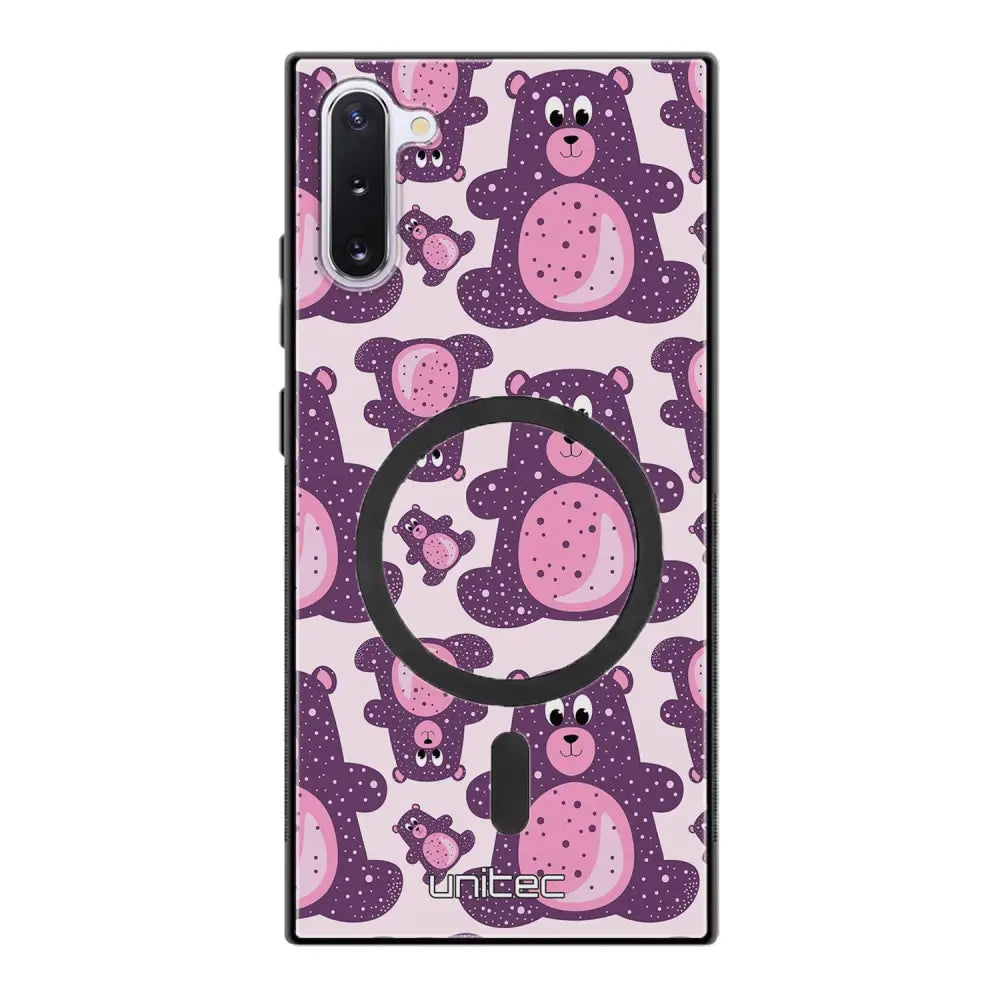 Samsung Galaxy Note 10 suojakuoret - Purple Teddy Bear