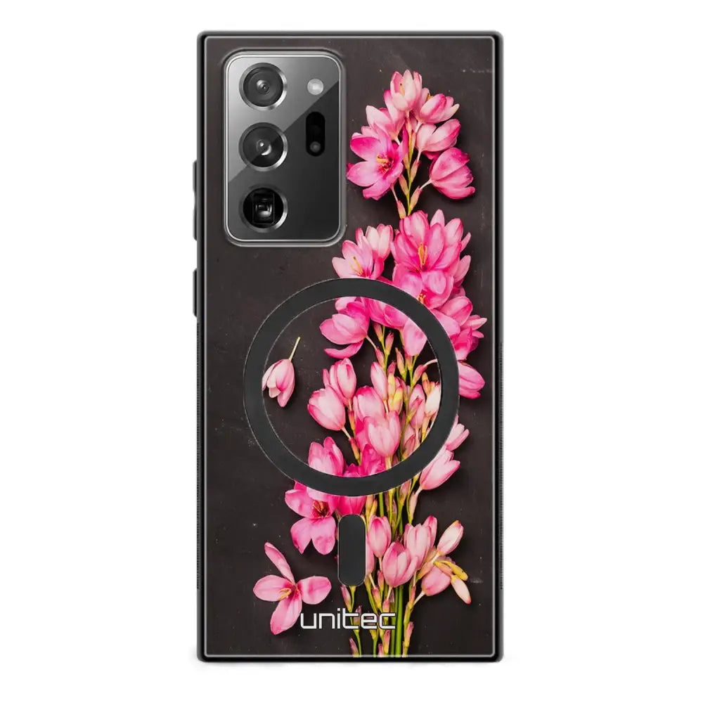 Samsung Galaxy Note 20 Ultra kukka suojakuoret - Pink Flowers