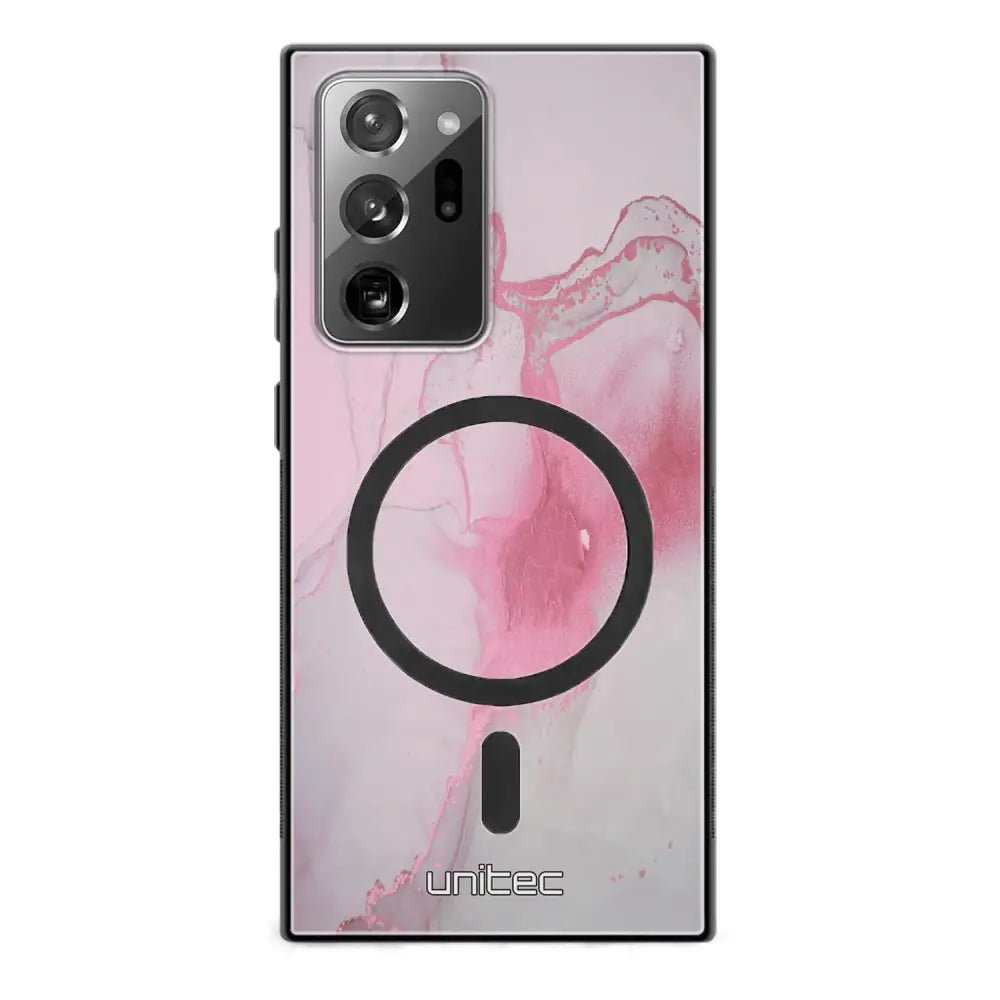 Samsung Galaxy Note 20 Ultra marmori suojakuoret - Pink Pok Rie