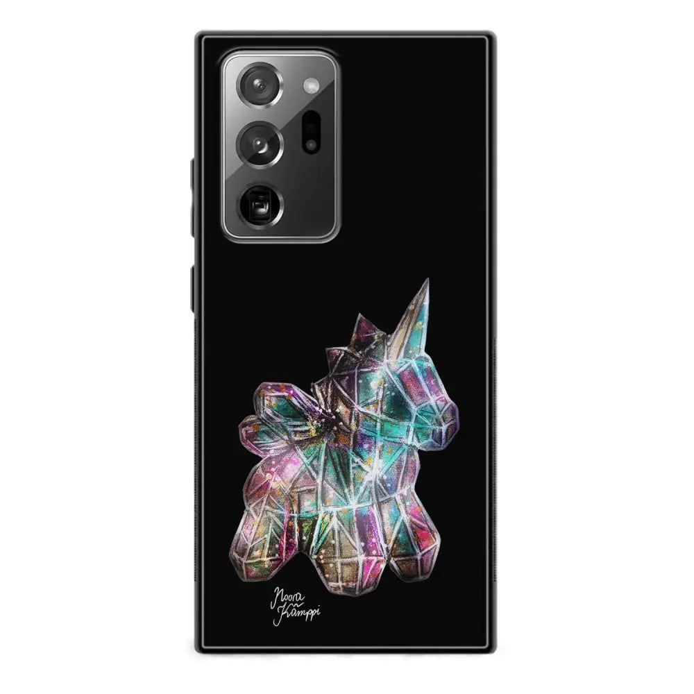 Samsung Galaxy Note 20 Ultra unicorn suojakuoret - Musta - Noora Kämppi - Ei