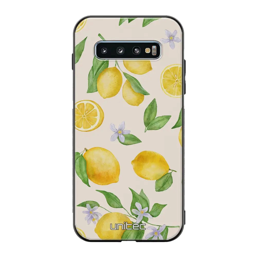 Samsung Galaxy S10 hedelmä suojakuoret - Lemon - Ei