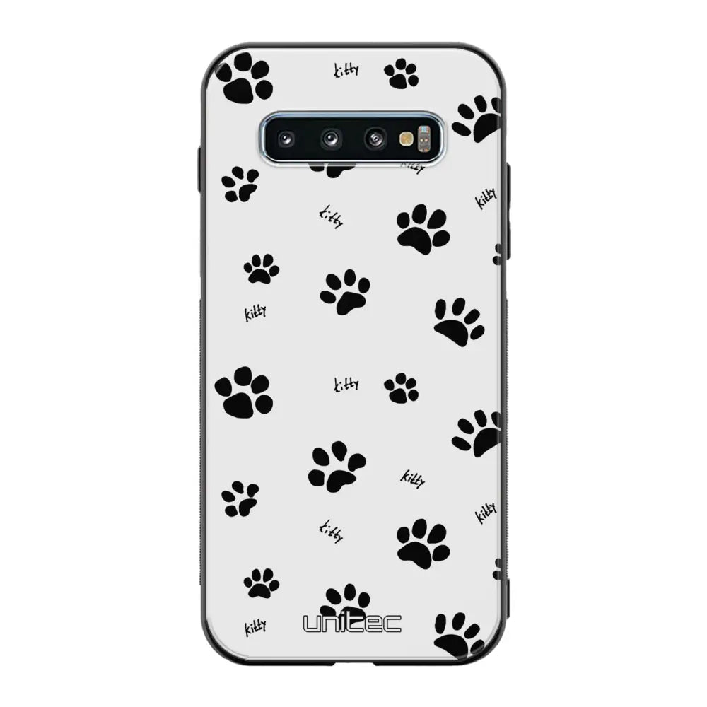 Samsung Galaxy S10 kissa suojakuoret - Cat Paws - Ei