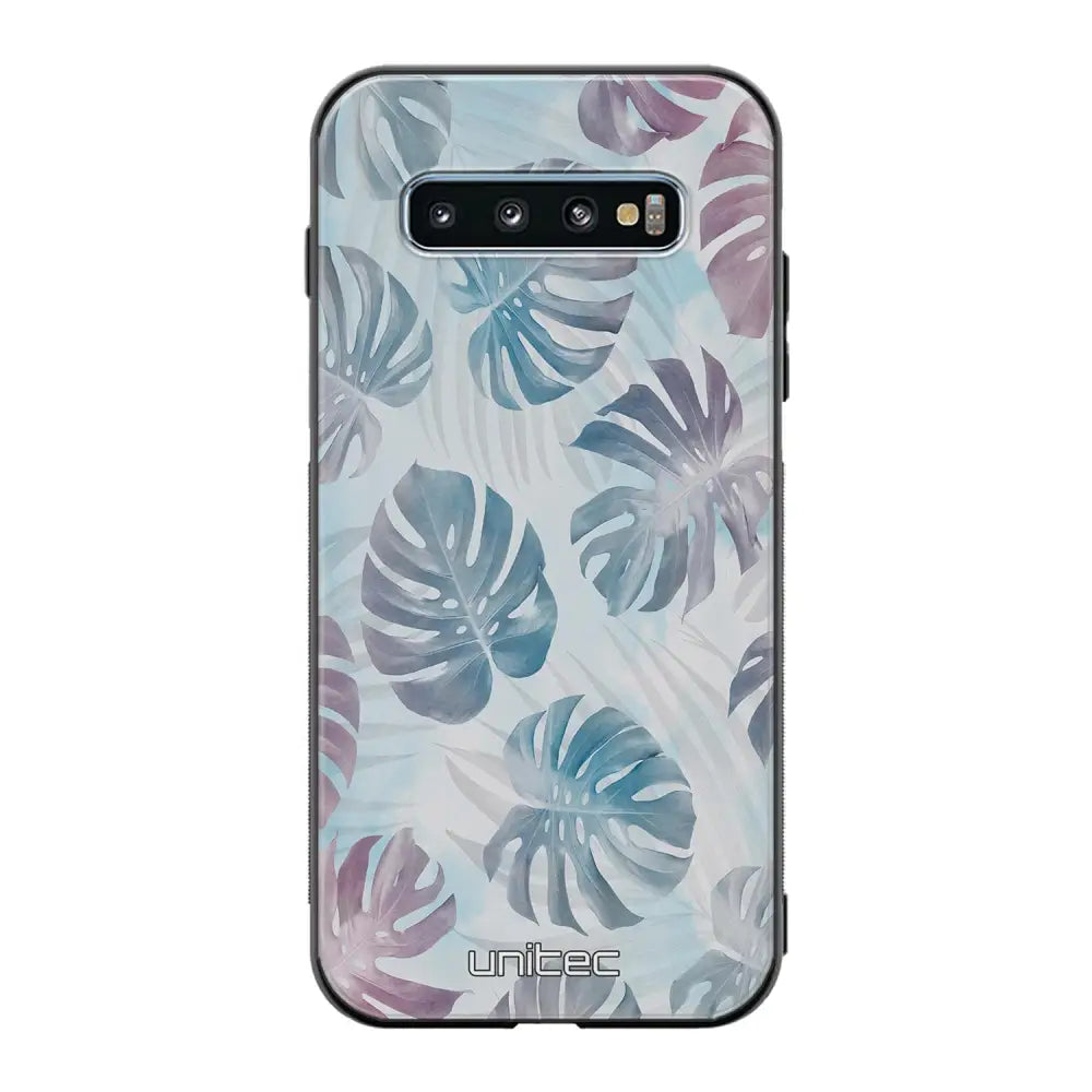 Samsung Galaxy S10 kukka suojakuoret - Monstera Texture - Ei