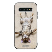 Samsung Galaxy S10 Plus kissa suojakuoret - Relaxing Cat - Ei