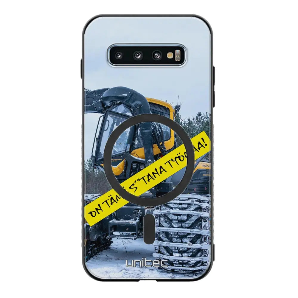 Samsung Galaxy S10 Plus meemi suojakuoret - Työmaa