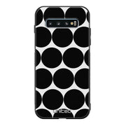 Samsung Galaxy S10 Plus pallo suojakuoret - Musta Pallo - Ei