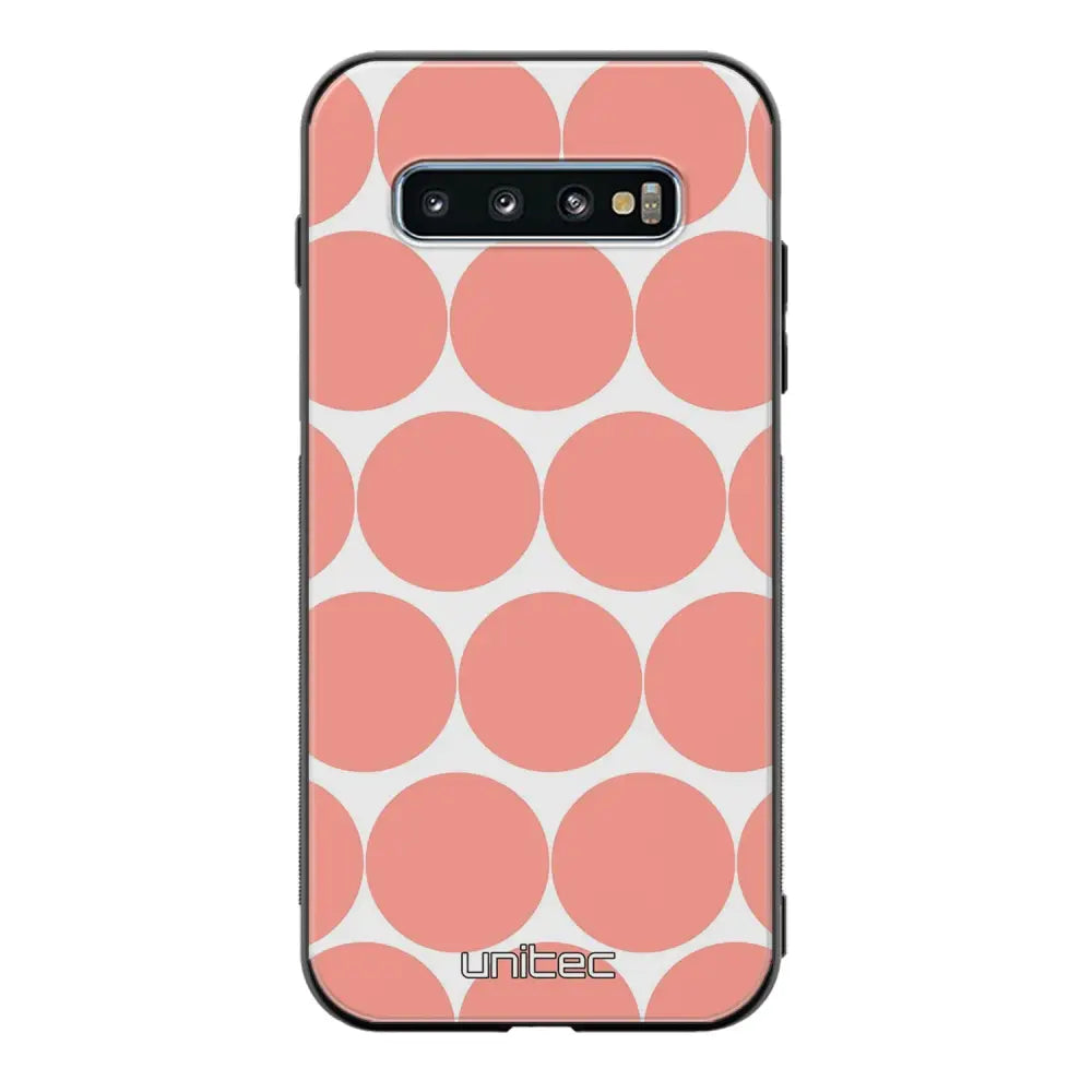 Samsung Galaxy S10 Plus pallo suojakuoret - Pinkki Pallo - Ei