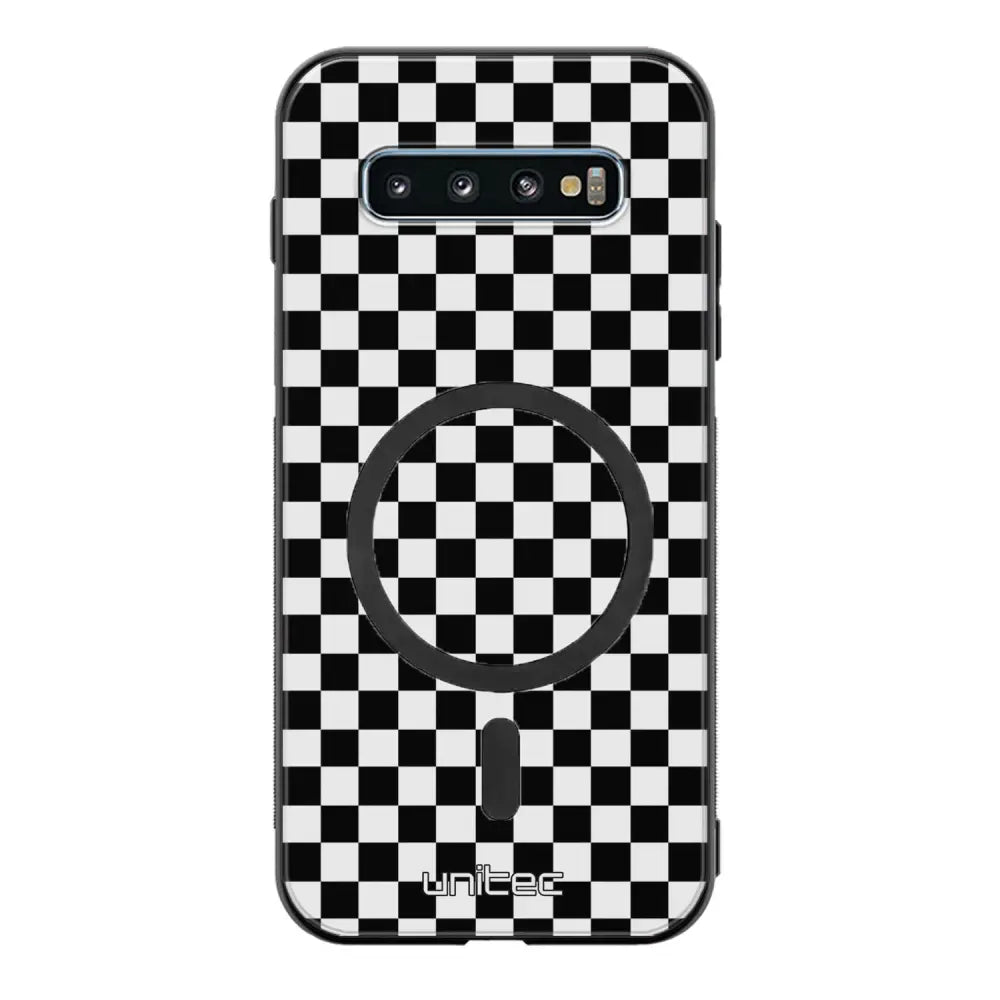 Samsung Galaxy S10 Plus suojakuoret - Black And White